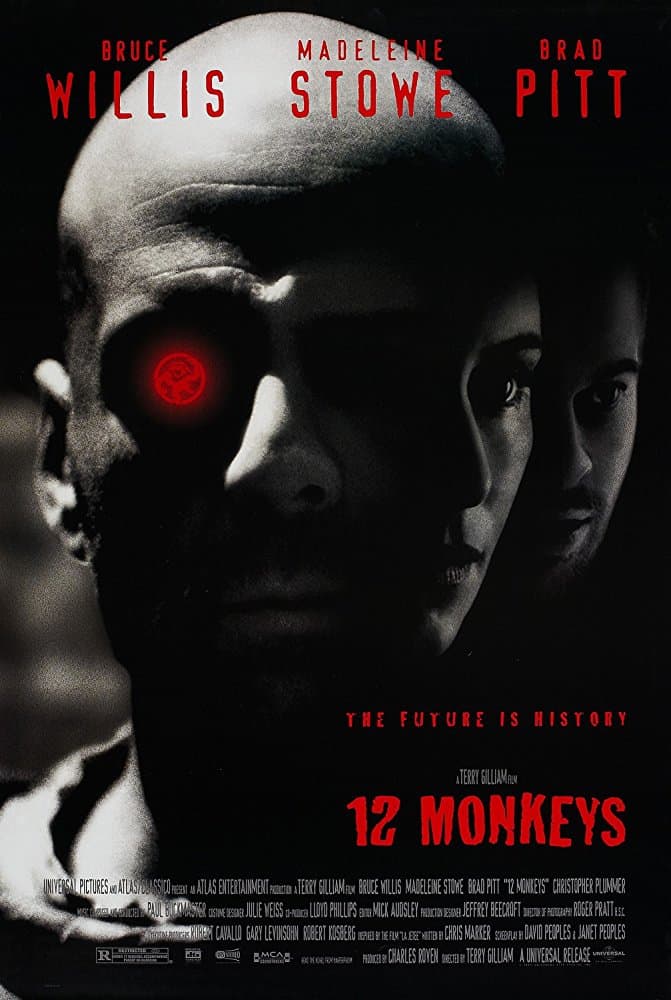 ดูหนังออนไลน์ฟรี Twelve Monkeys 12 (1995) มังกี้ส์ 12 ลิงมฤตยูล้างโลก