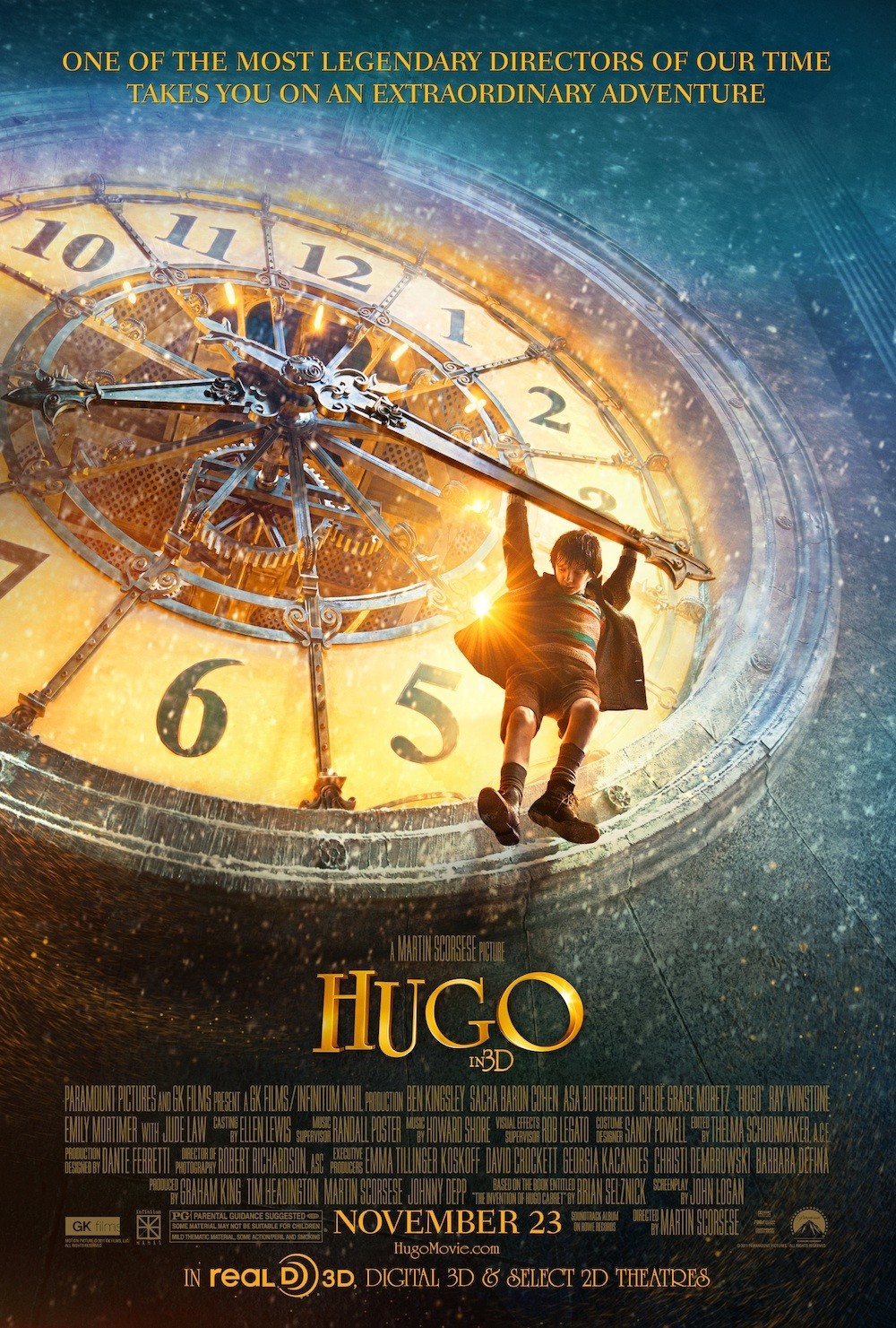 ดูหนังออนไลน์ Hugo (2011) ปริศนามนุษย์กลของอูโก้