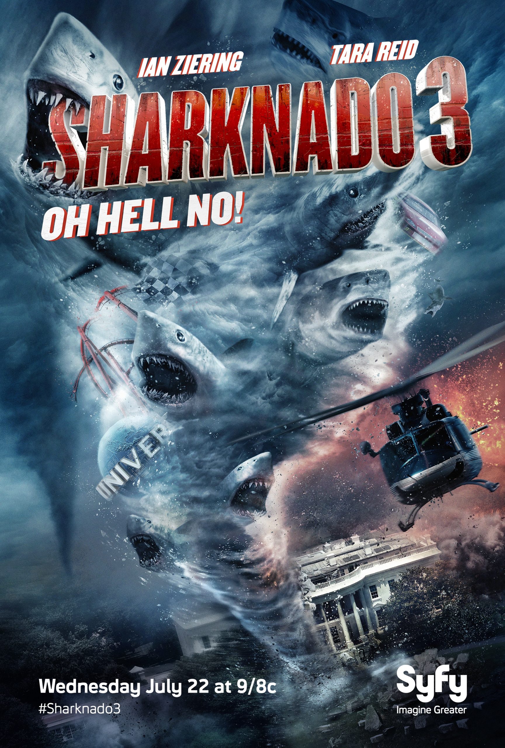 ดูหนังออนไลน์ฟรี Sharknado 3: Oh Hell No! (2015) ฝูงฉลามทอร์นาโด 3