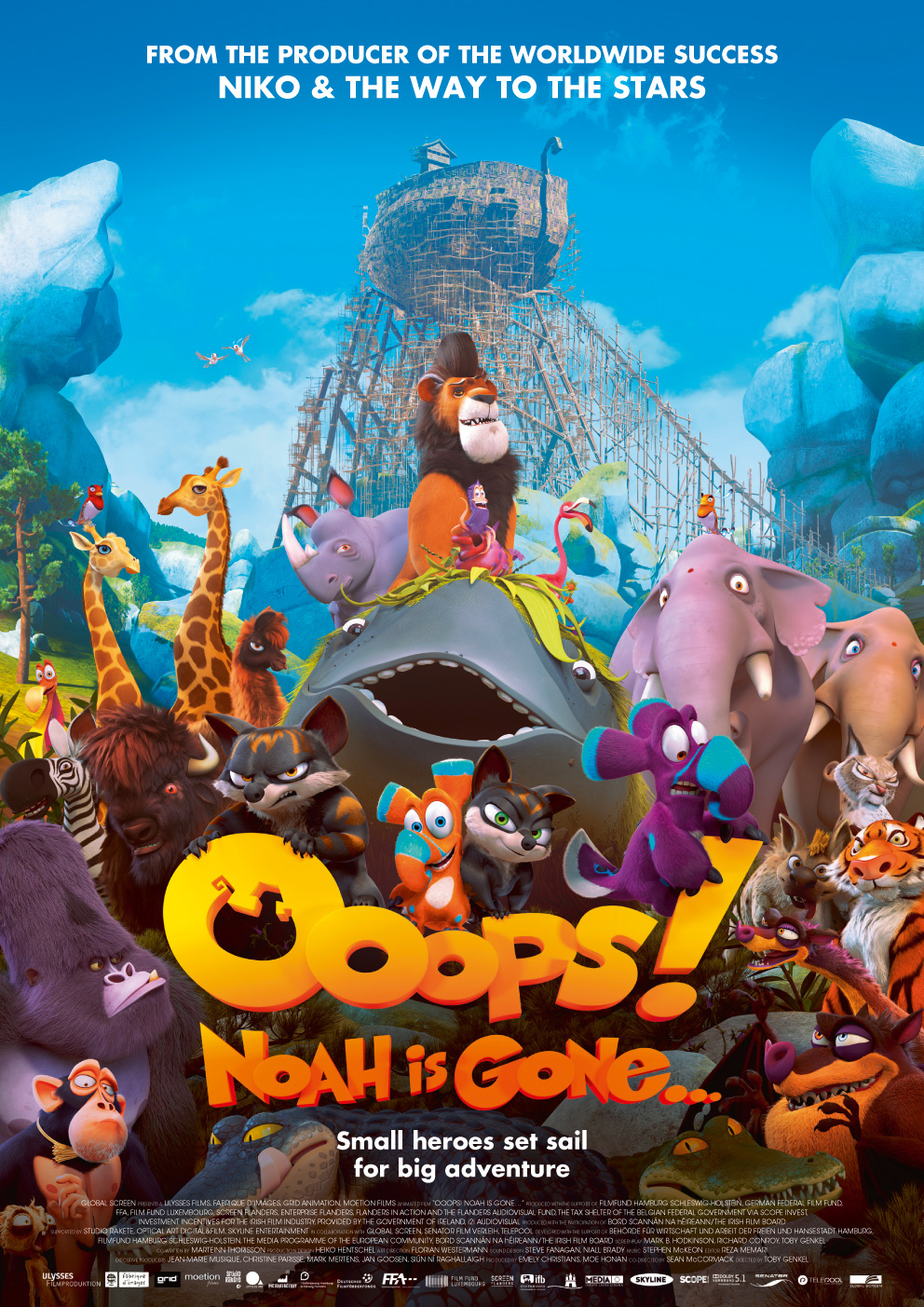 ดูหนังออนไลน์ฟรี Ooops! Noah Is Gone (2015) ก๊วนซ่าป่วนวันสิ้นโลก