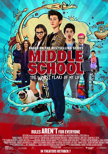 ดูหนังออนไลน์ฟรี Middle School The Worst Years of My Life (2016) โจ๋แสบ แหกกฏเกรียน